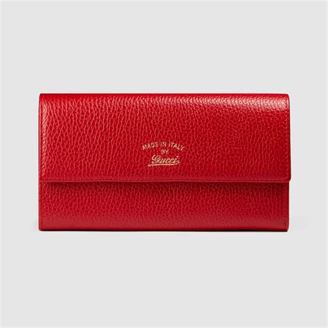 gucci red continental wallet|genuine Gucci women wallet.